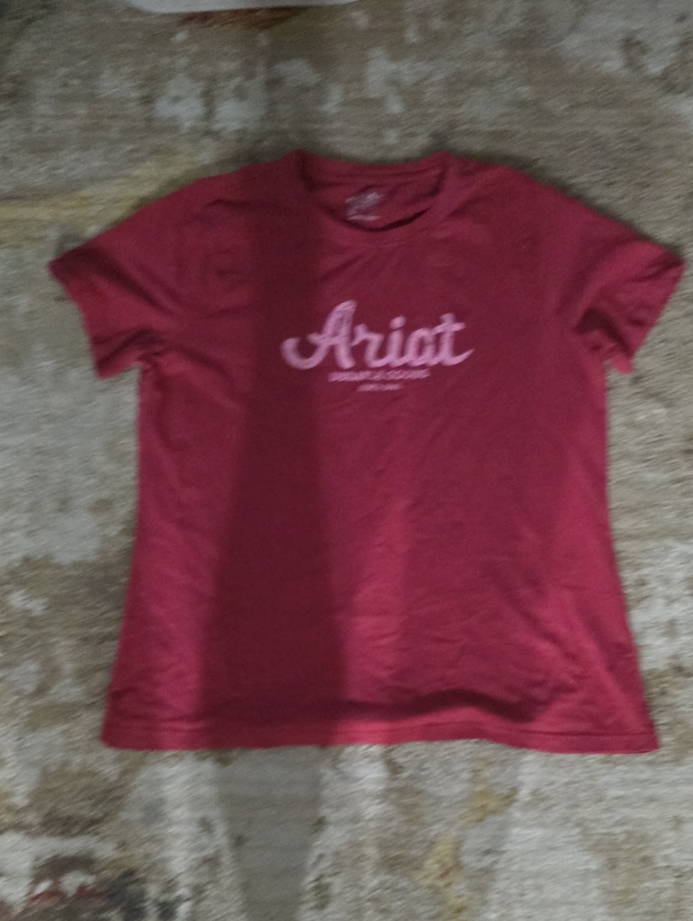 Ariat Womens Pink Logo Tee